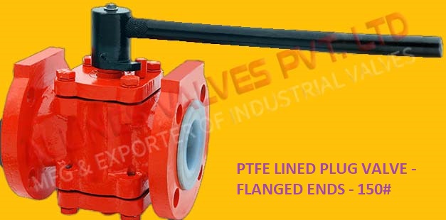 PTFE LINED Y-GLOBE VALVE